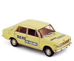 Seat 124 Un Milion jaune 1969 Seat 124 Un Milion jaune 1969