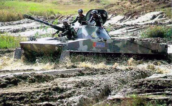 PT-76 Tank — Prototype photos 1