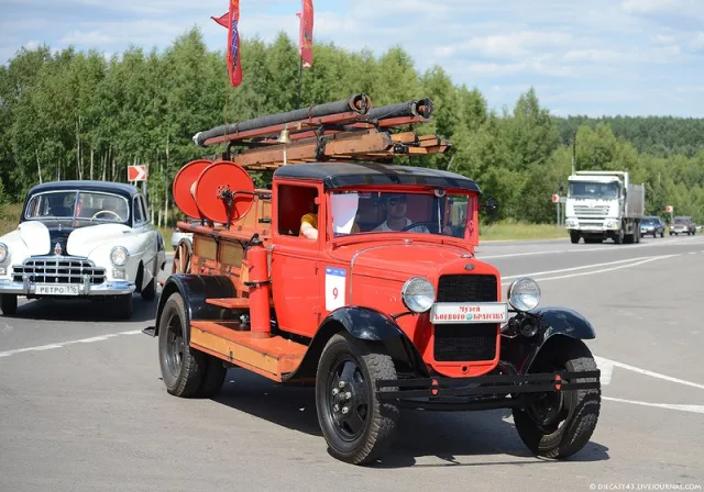 PMG-1 (GAZ-AA) Camión de bomberos — Fotos del vehículo real 2