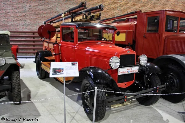PMG-1 (GAZ-AA) Camión de bomberos — Fotos del vehículo real 5
