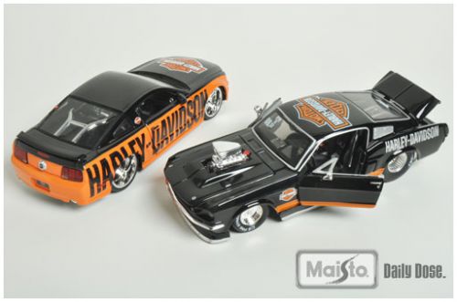 Ford Mustang и Harley-Davidson 